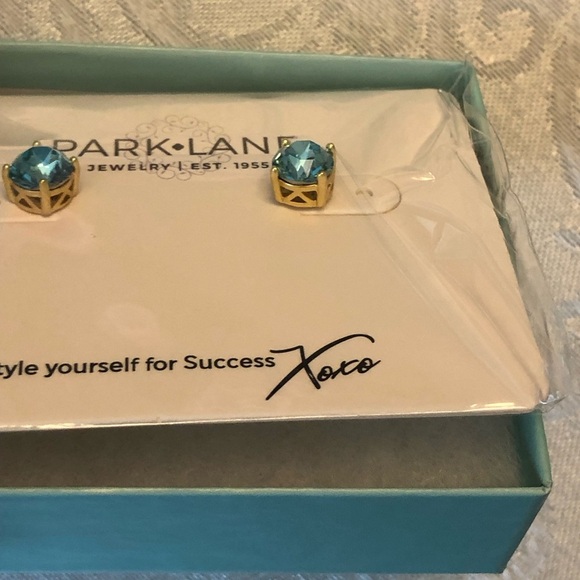 FINAL PRICE! Park Lane Turquoise Impression Earrings NIB - Picture 3 of 6